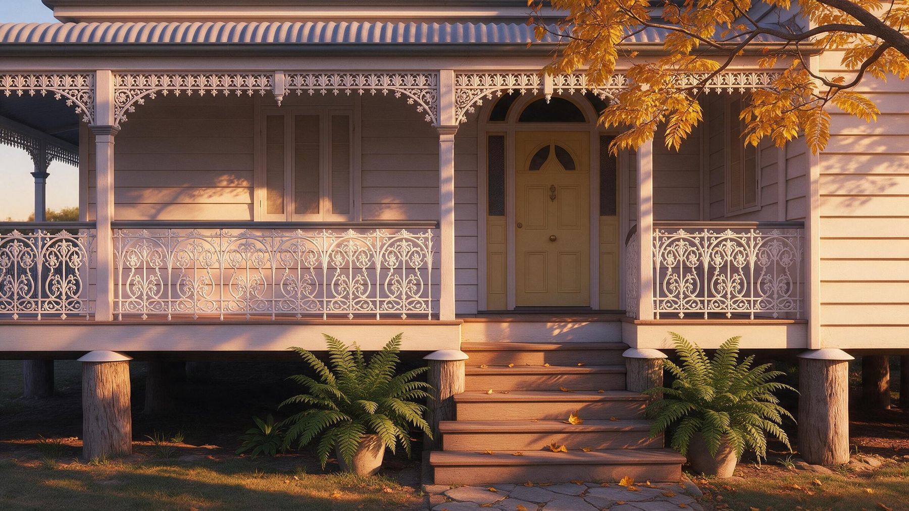 Seven Days' Notice: The house in autumn