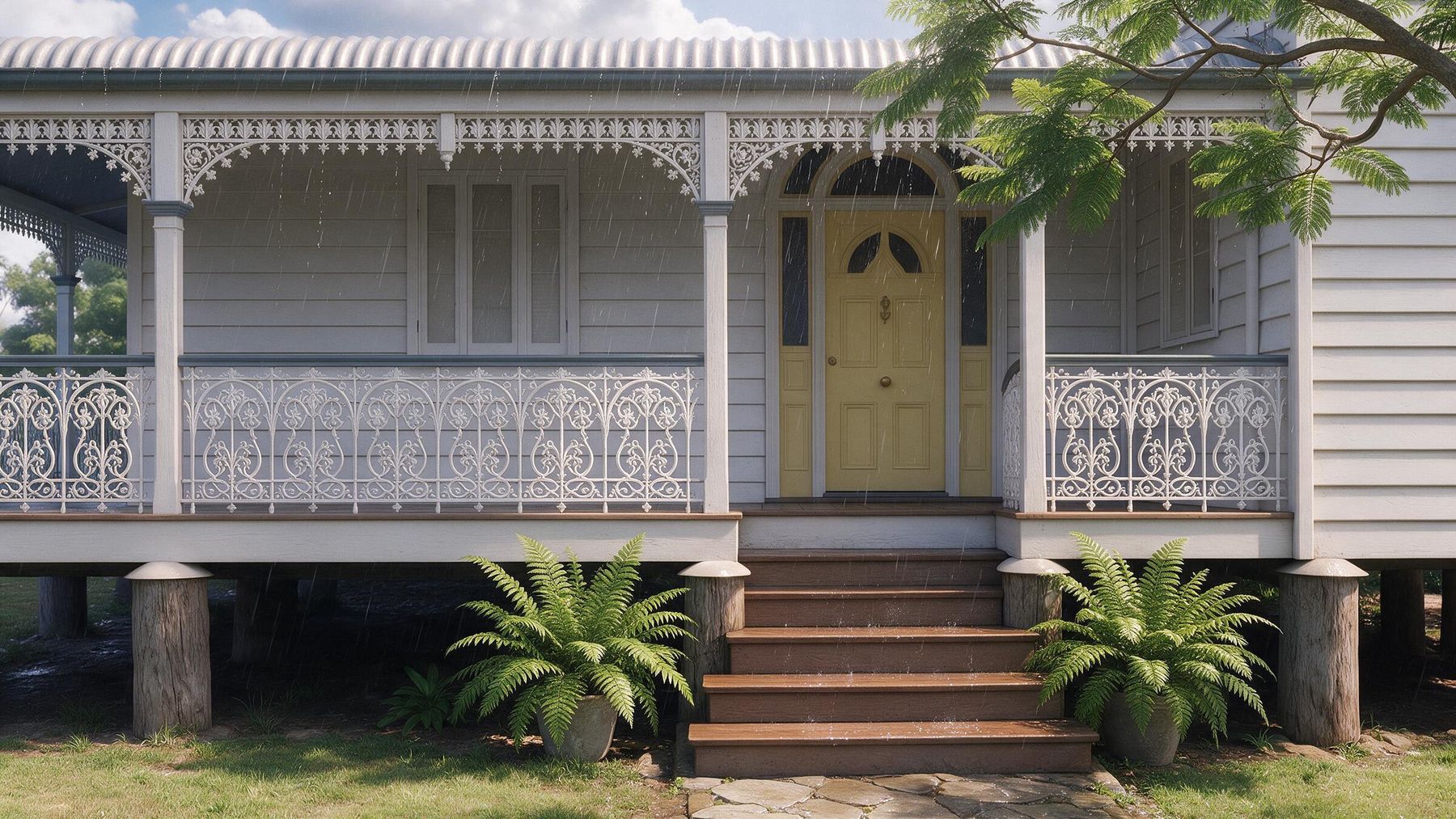 Seven Days' Notice: The house in summer