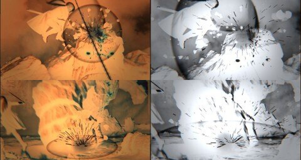 Style option B: Film negative